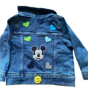 Medium wash denim jacket size 2T